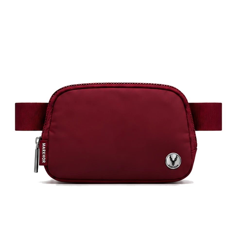 The Ascent Belt Bag in Burgundy
